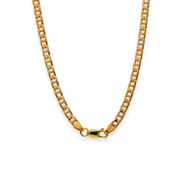 9ct Yellow Gold Flat Anchor Chain - 20" - 16.4g