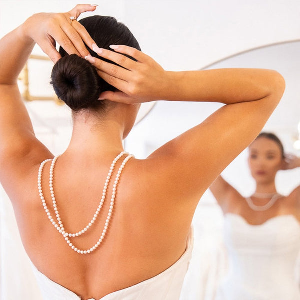 Pearl Necklace - 60" - 81.5g - 215 Freshwater Cultured Pearls