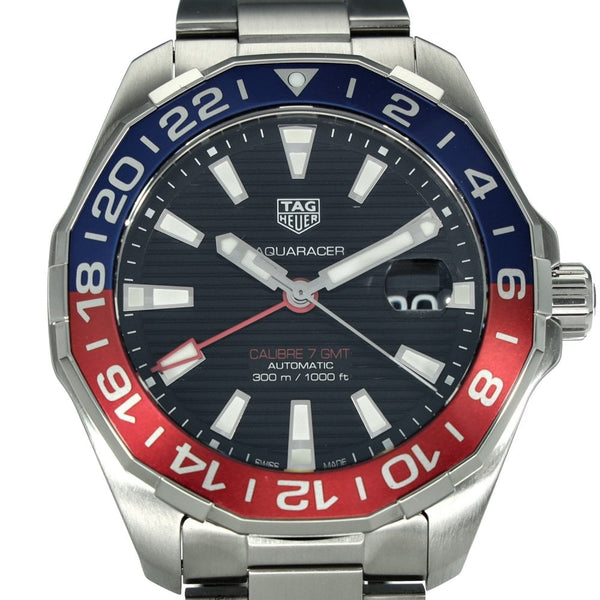 Aquaracer WAY201F – Red/Blue GMT Bezel – 2019