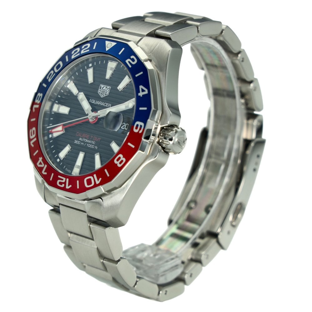 Aquaracer WAY201F – Red/Blue GMT Bezel – 2019