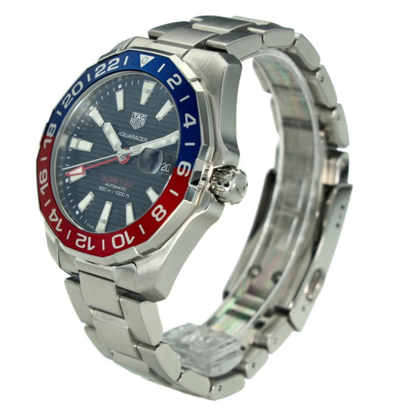 Aquaracer WAY201F – Red/Blue GMT Bezel – 2019