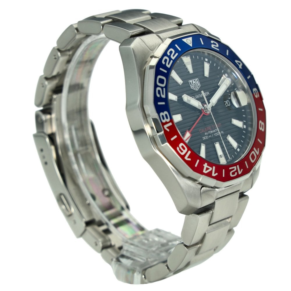 Aquaracer WAY201F – Red/Blue GMT Bezel – 2019
