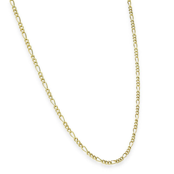 9ct Yellow Gold Figaro Twist Chain - 22" - 2.7g