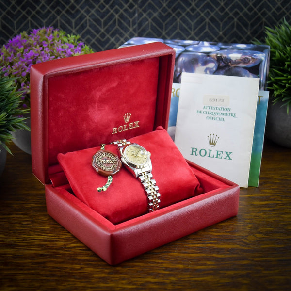 Lady-Datejust 69173 – Champagne Jubilee Diamond Dial – 1992