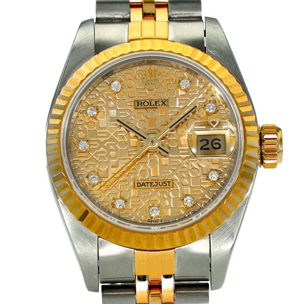 Lady-Datejust 69173 – Champagne Jubilee Diamond Dial – 1992