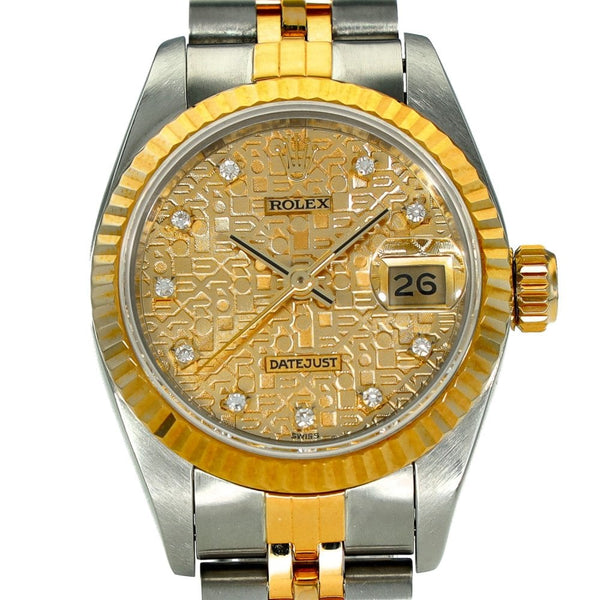Lady-Datejust 69173 – Champagne Jubilee Diamond Dial – 1992