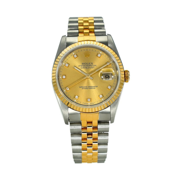 Datejust 16233 – Champagne Diamond Dial – 1994