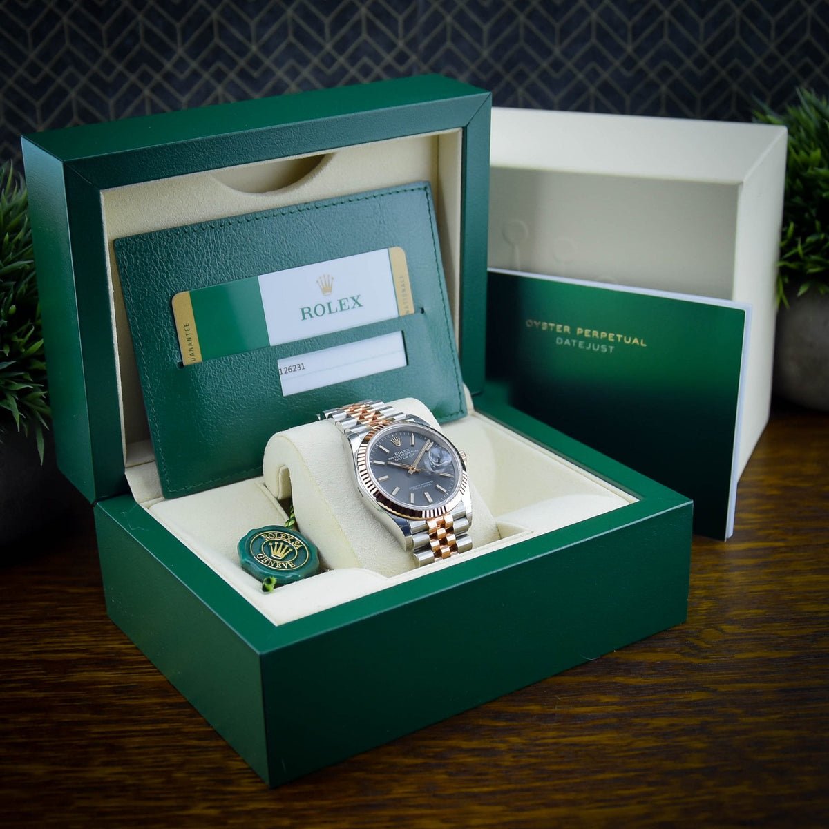 Datejust 126231 – Rhodium Baton Dial – 2018