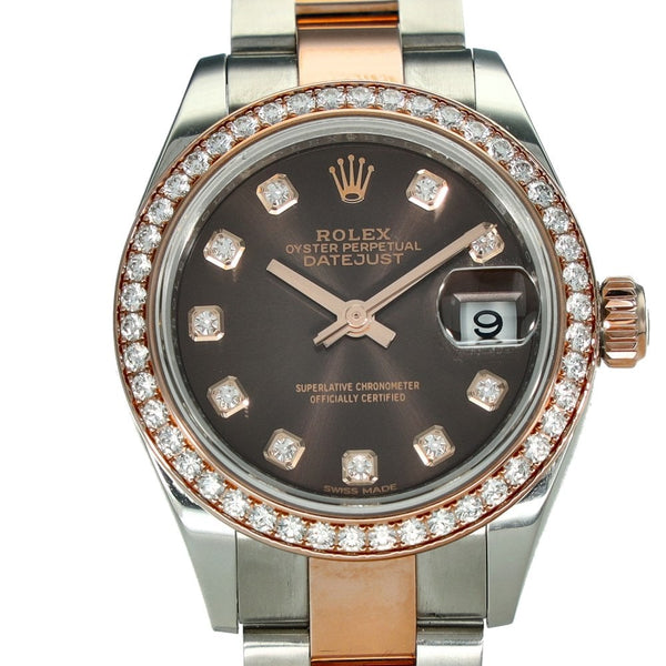 Lady-Datejust 279381RBR – Chocolate Diamond Dial – 2017