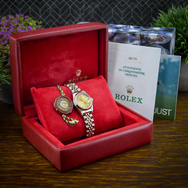 Datejust 69173 – Champagne Diamond Dial – 1999
