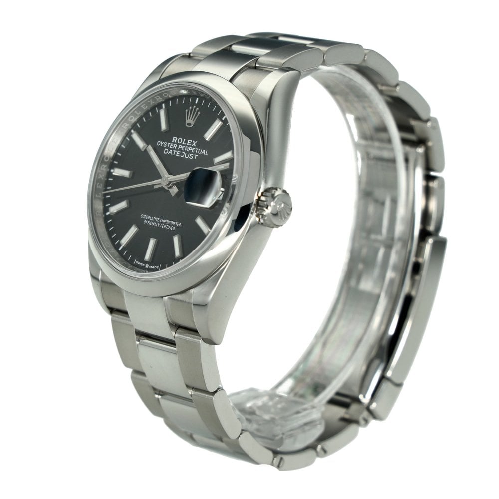 Datejust 36 126200 – Black Luminous Baton Dial – 2020