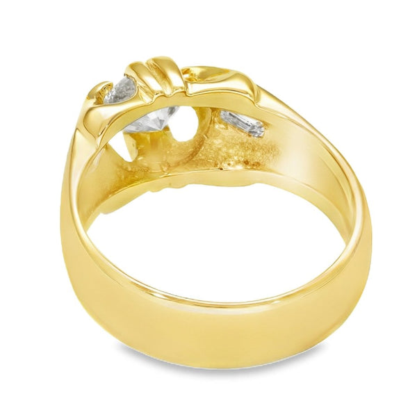 18ct Yellow Gold Diamond Solitaire Ring - Size V½ - 1.95ct