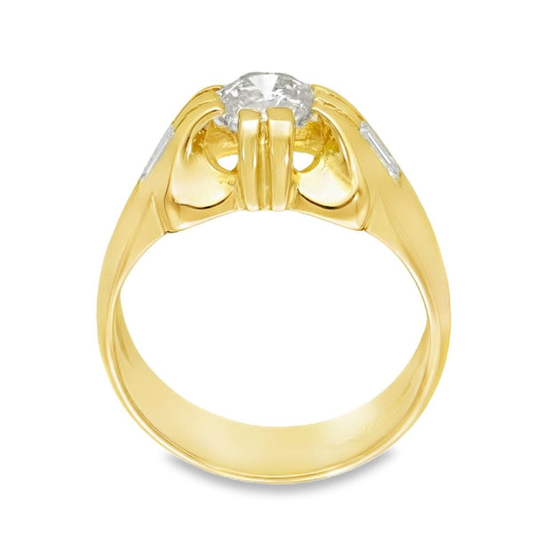 18ct Yellow Gold Diamond Solitaire Ring - Size V½ - 1.95ct