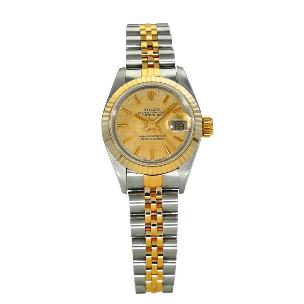 Lady-Datejust 69173 – Champagne Linen Dial – 1991