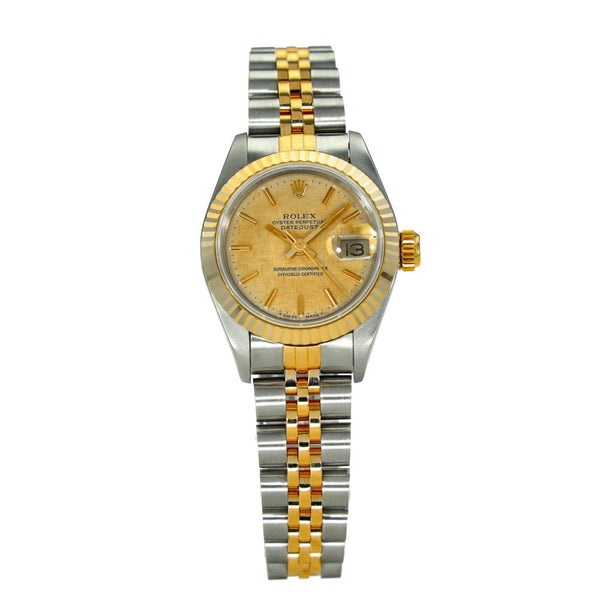 Lady-Datejust 69173 – Champagne Linen Dial – 1991