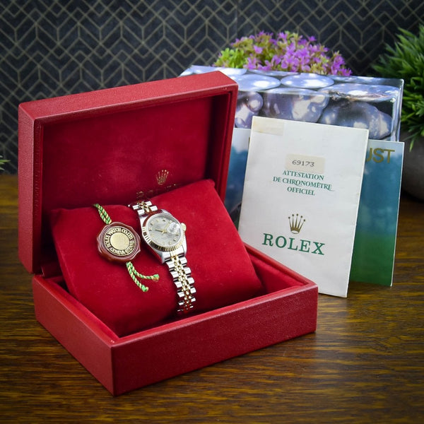 Lady-Datejust 69173 – Silver Jubilee Diamond Dial – 1993