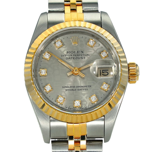 Lady-Datejust 69173 – Silver Jubilee Diamond Dial – 1993