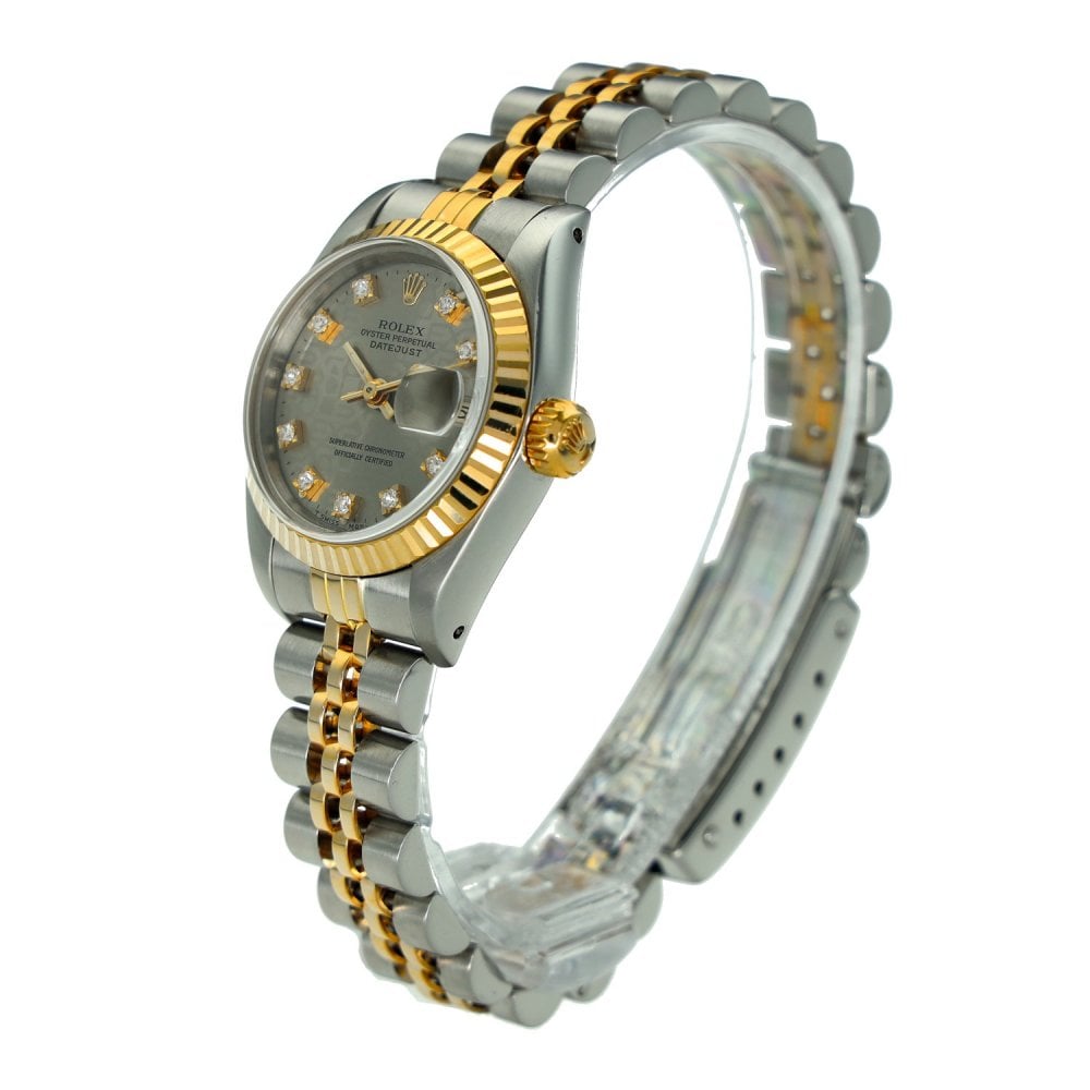 Lady-Datejust 69173 – Silver Jubilee Diamond Dial – 1993