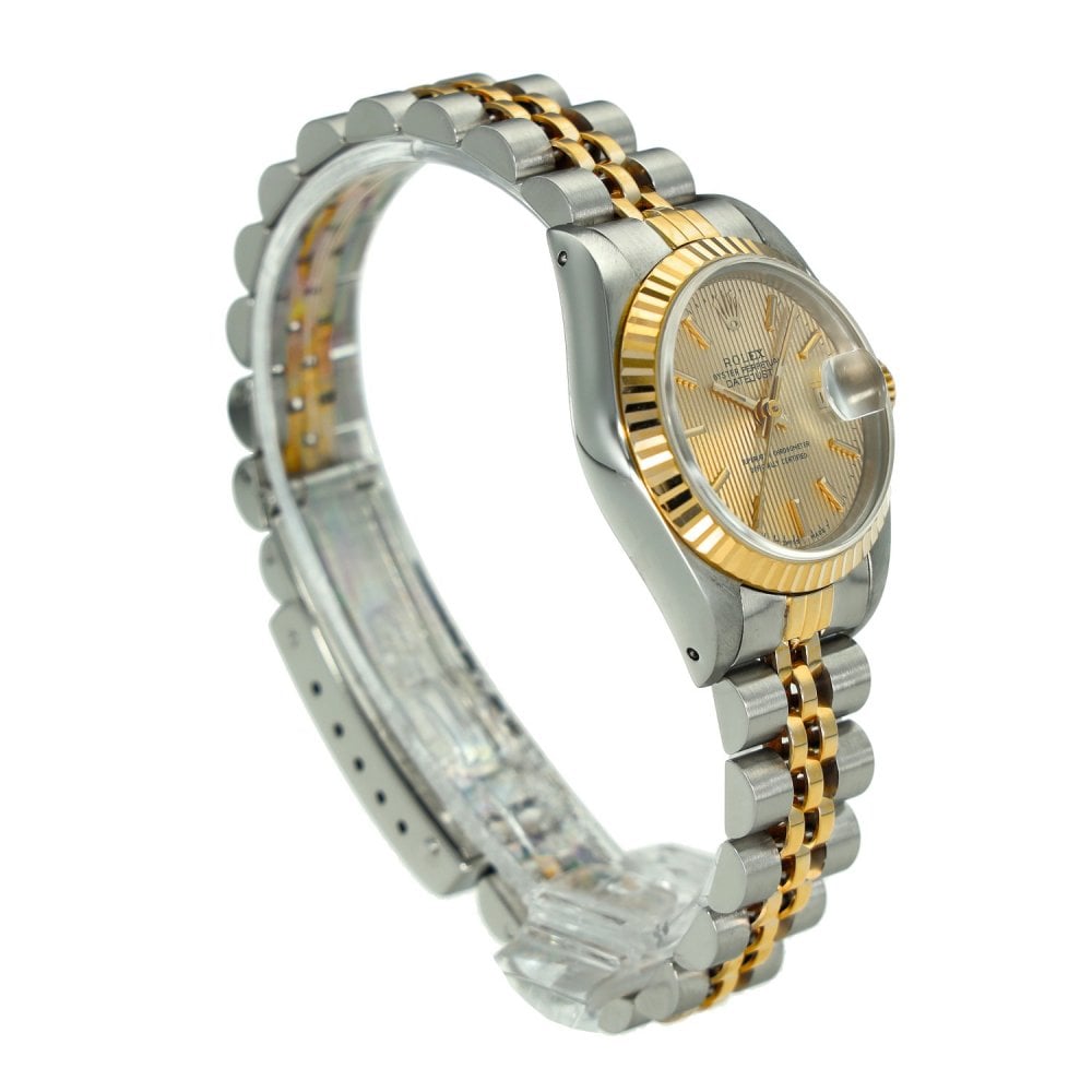 Lady-Datejust 69173 – Champagne Tapestry Dial – 1992