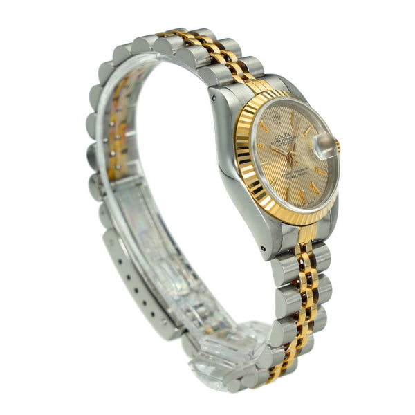 Lady-Datejust 69173 – Champagne Tapestry Dial – 1992