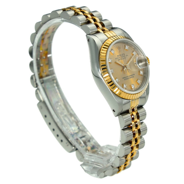 Lady-Datejust 69173 – Champagne Diamond Dot Dial – 1992