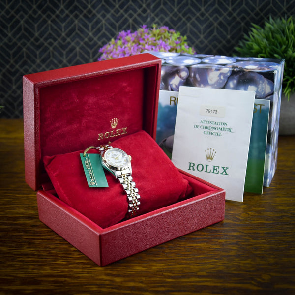 Lady-Datejust 79173 – White Roman Dial – 2000