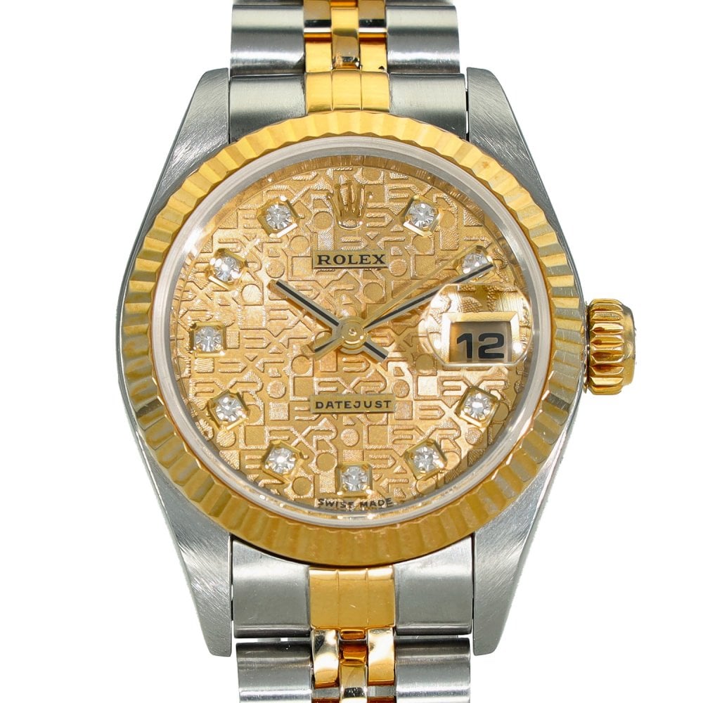 Lady-Datejust 79173 – Champagne Jubilee Diamond Dial – 2001