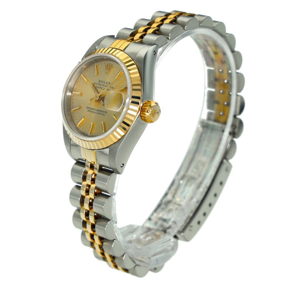 Lady-Datejust 69173 – Champagne Baton Dial – 1991