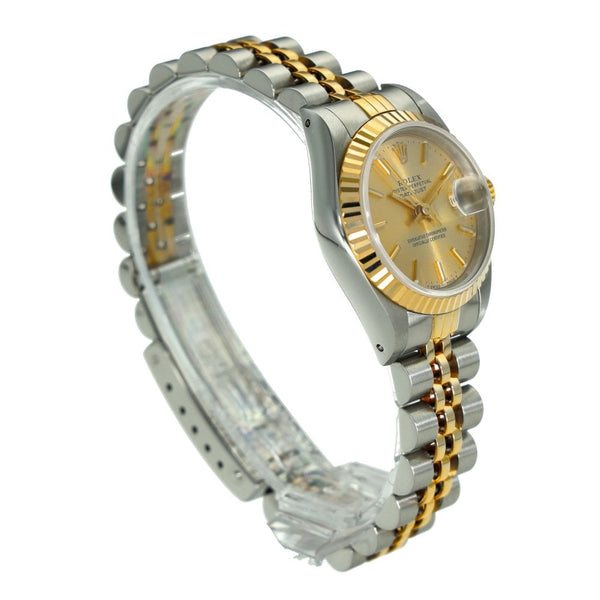 Lady-Datejust 69173 – Champagne Baton Dial – 1991