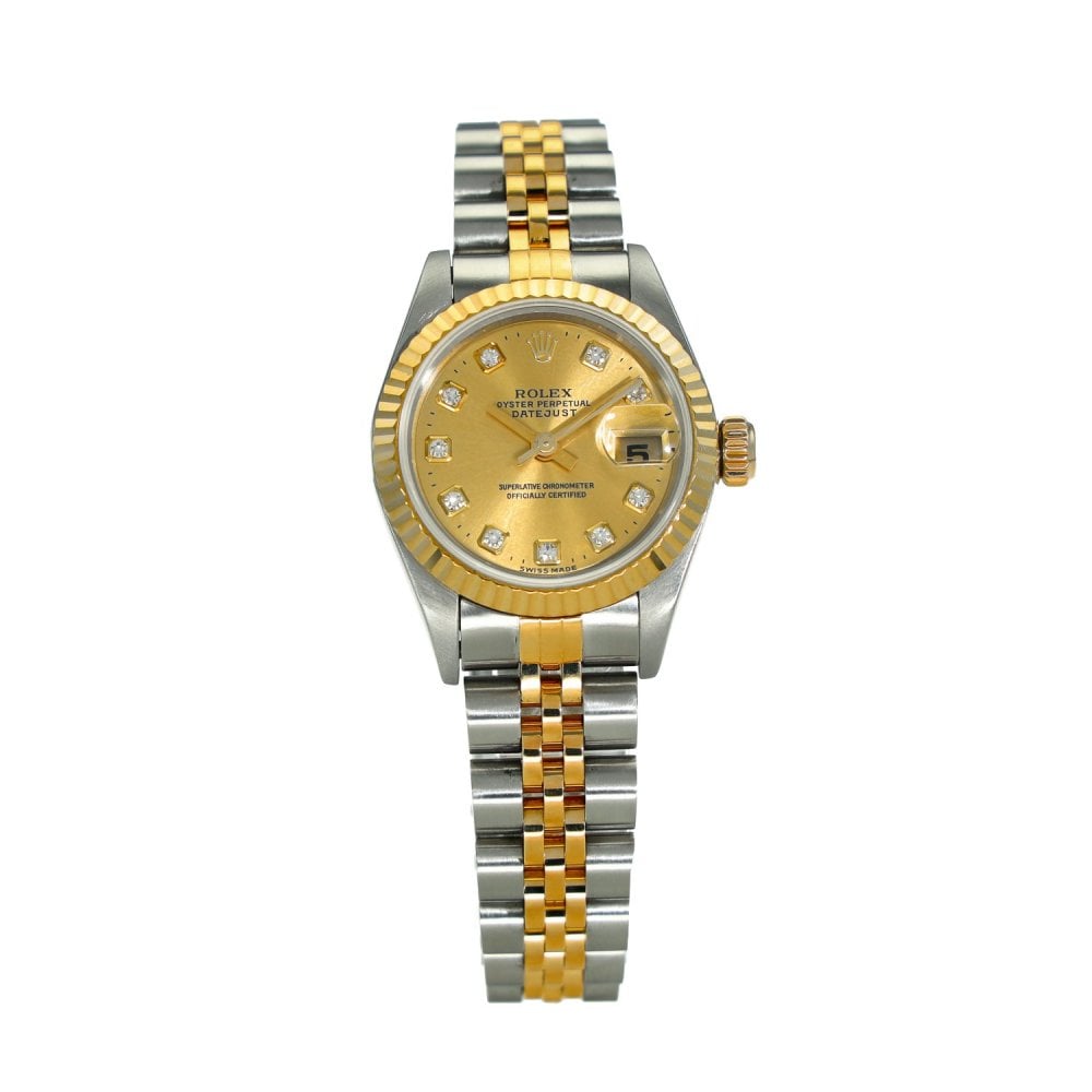 Lady-Datejust 69173 – Gold Diamond Dial – 1995