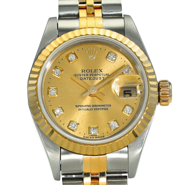 Lady-Datejust 69173 – Gold Diamond Dial – 1995