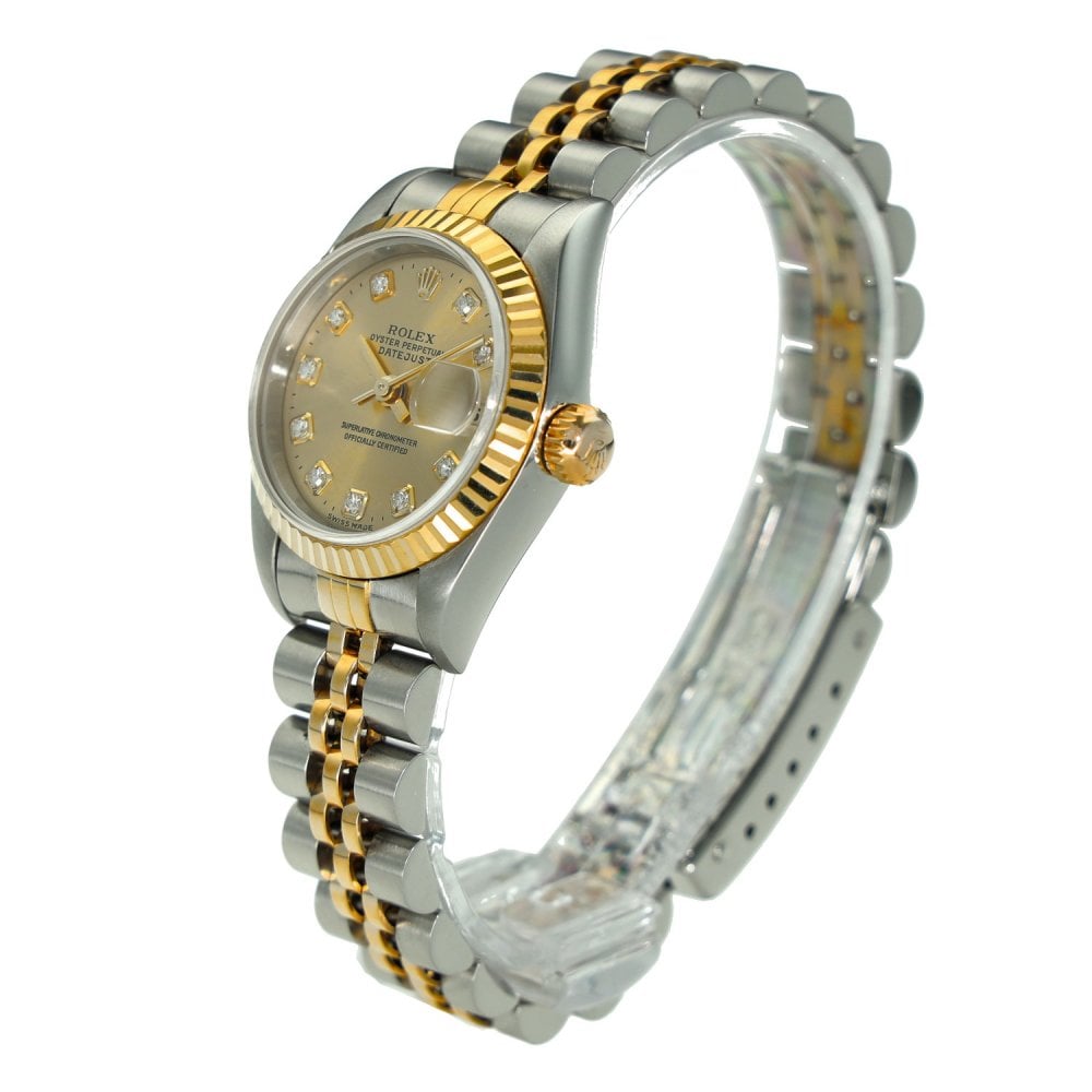 Lady-Datejust 69173 – Gold Diamond Dial – 1995