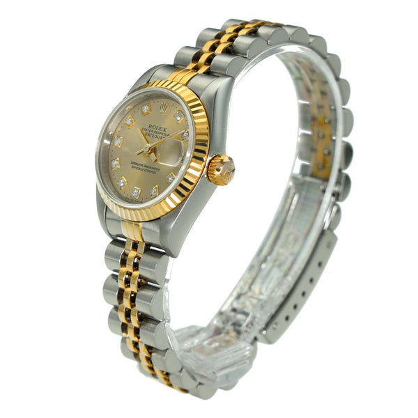 Lady-Datejust 69173 – Gold Diamond Dial – 1995