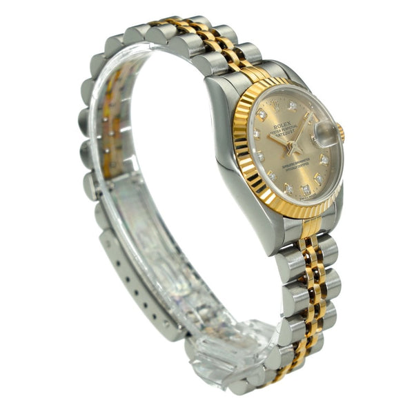 Lady-Datejust 69173 – Gold Diamond Dial – 1995