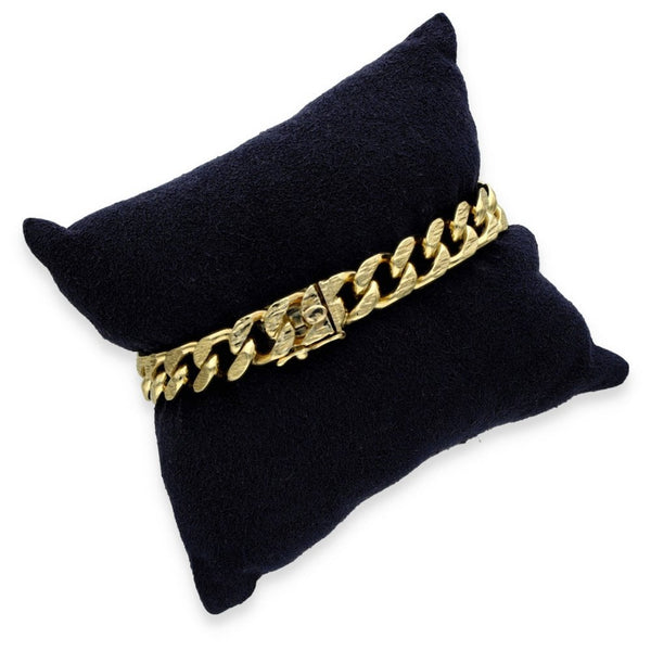 9ct Yellow Gold Heavy I.D Bracelet - 8" - 64.0g