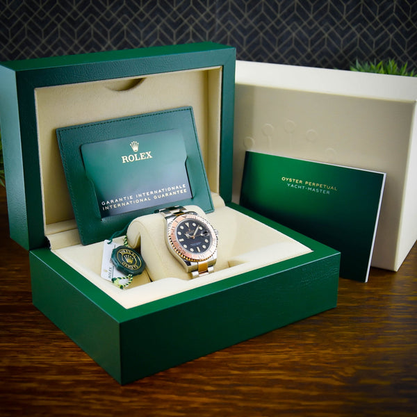 Yacht-Master 37 268261 – Black Dial – Everose Gold Bezel – 2021