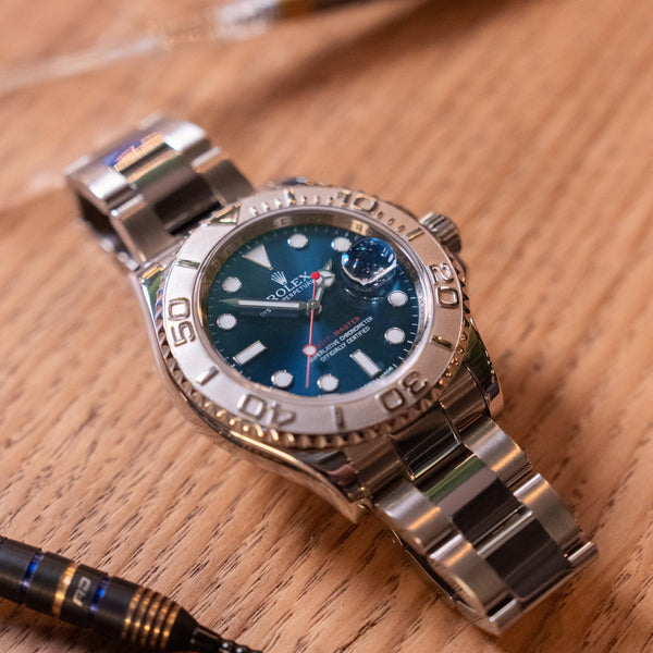 Yacht-Master 116622 – Blue Dial – Platinum Bezel – 2013