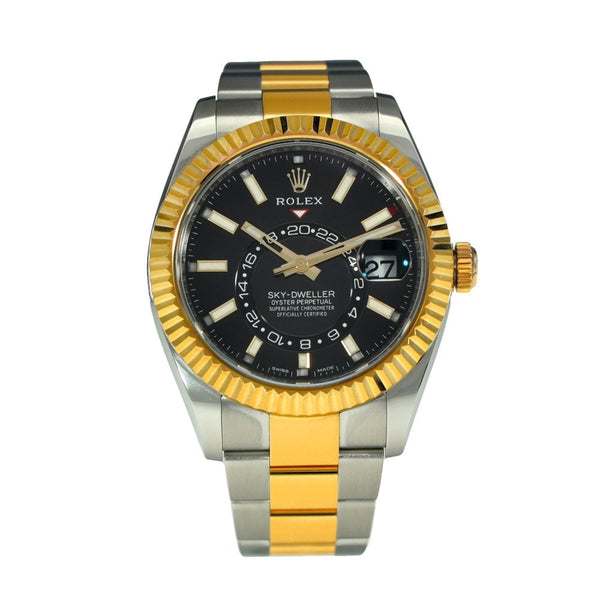 Sky-Dweller 326933 - Black Baton Dial - 2022