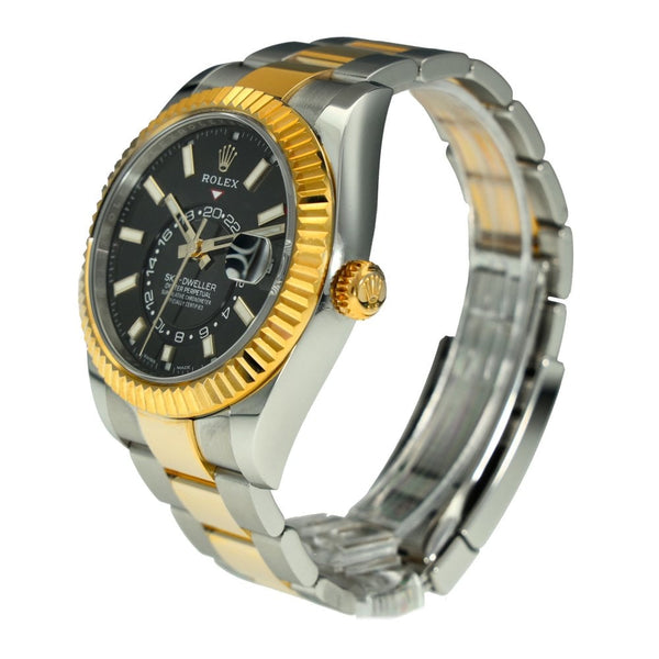 Sky-Dweller 326933 - Black Baton Dial - 2022