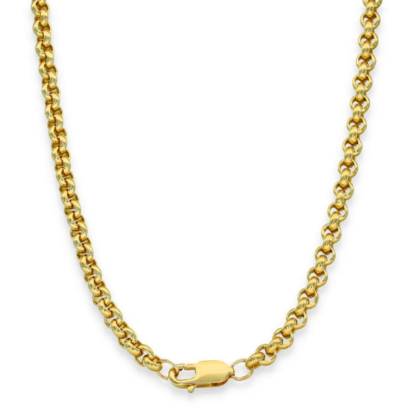 9ct Yellow Gold Heavy Round Belcher Chain - 20" - 51.0g