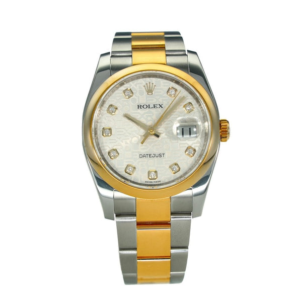 Datejust 116203 – Silver Jubilee Diamond Dial – 2014