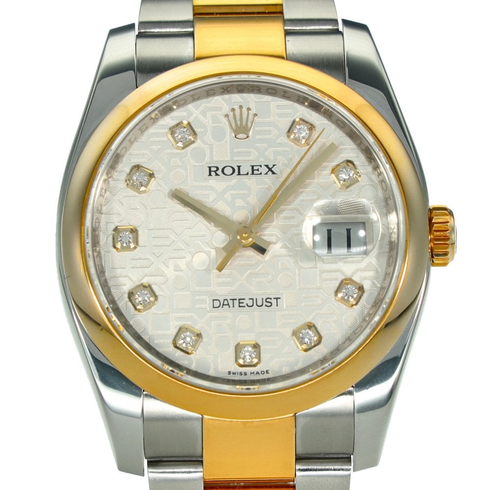 Datejust 116203 – Silver Jubilee Diamond Dial – 2014