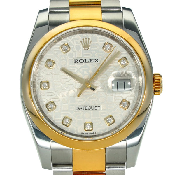 Datejust 116203 – Silver Jubilee Diamond Dial – 2014