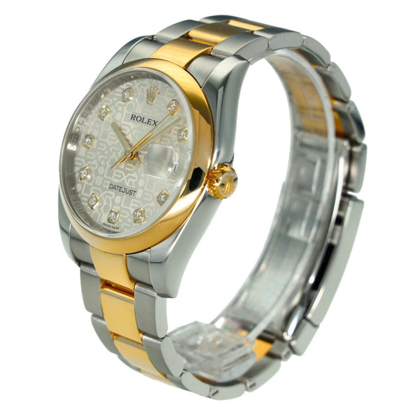 Datejust 116203 – Silver Jubilee Diamond Dial – 2014