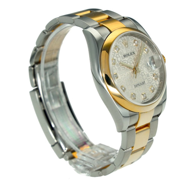 Datejust 116203 – Silver Jubilee Diamond Dial – 2014