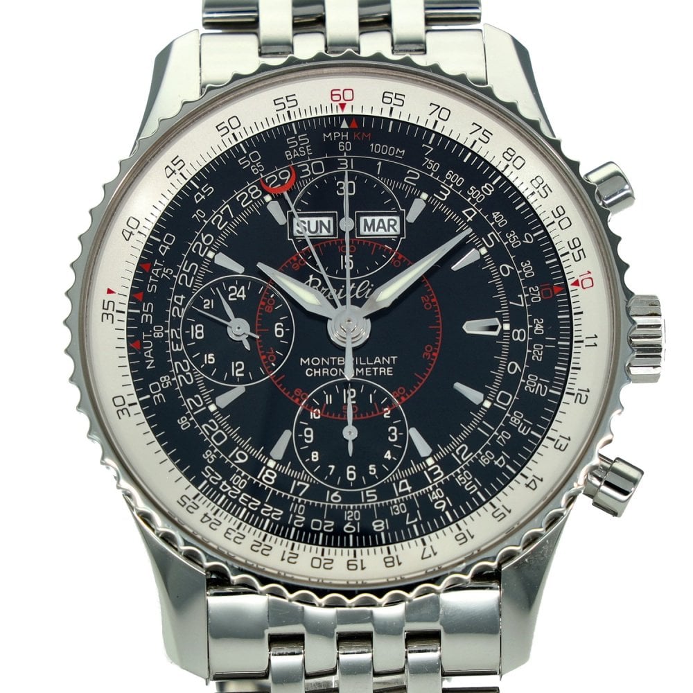 Montbrillant Navitimer A21330 – Black Chronograph Dial – 2007