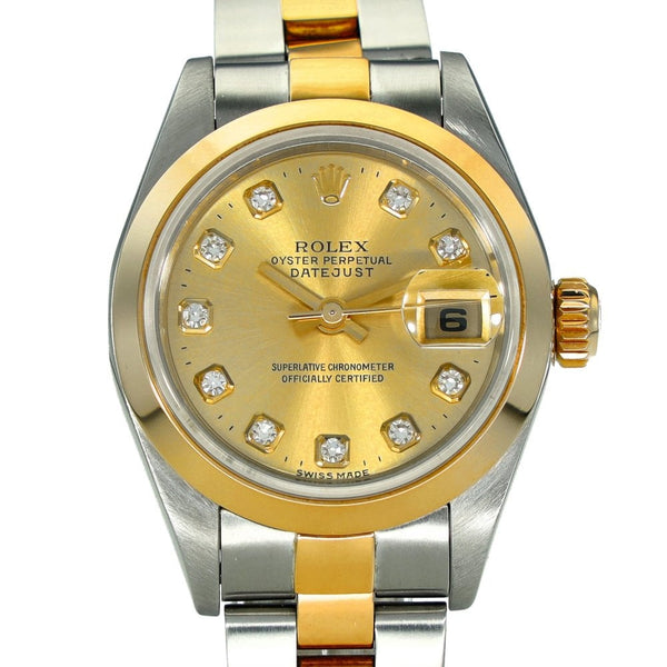 Lady-Datejust 79173 – Champagne Diamond Dial – 2000