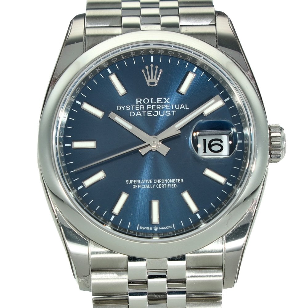 Datejust 36 126200 – Blue Baton Dial – Jubilee Bracelet – 2022
