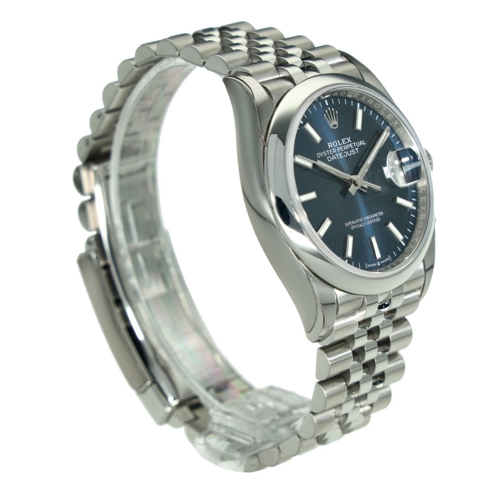 Datejust 36 126200 – Blue Baton Dial – Jubilee Bracelet – 2022