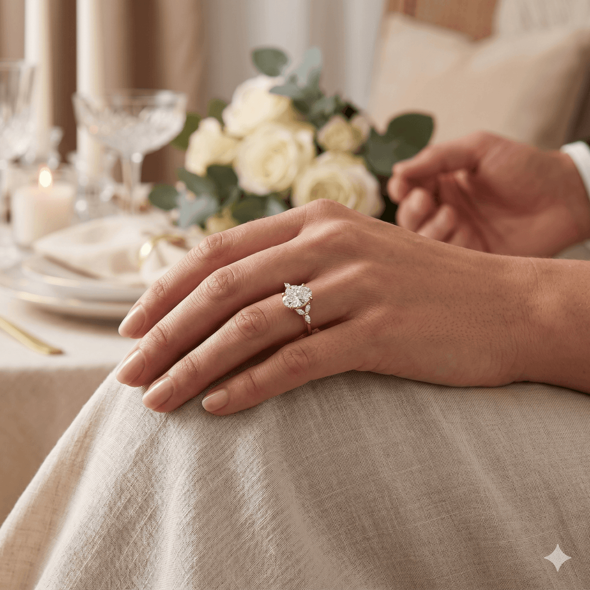 1.64ct Yellow Gold Certified Oval Diamond Engagement Ring-D/VVS2